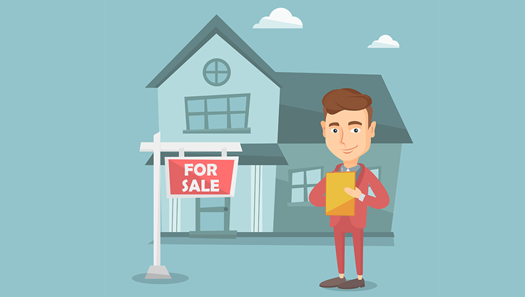 ejendomsmægler ved hus til salg